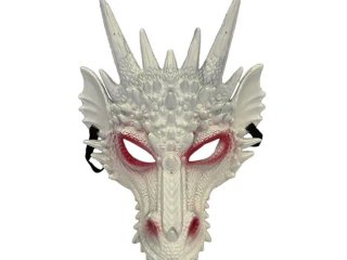 Dračí maska (bílá)