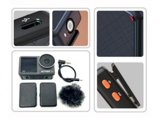 2.4G bezdrátový mikrofon s baterií pro kameru DJI Osmo Action 3 / Osmo Action 4