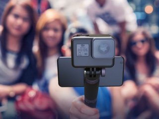 Pgytech rukojeť se stativem a držákem telefonu na DJI Osmo Action / Action 2