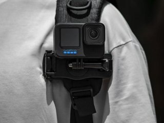 Klip na batoh pro akční kameru