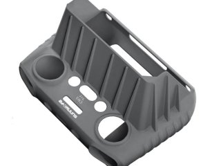 2v1 šedý silikonový kryt a sluneční clona na DJI RC