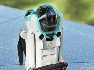 Kryt kamery a předních senzorů na dron DJI Mini 4 Pro