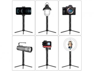 Stativ s hrotem z hliníkové slitiny na akční kameru