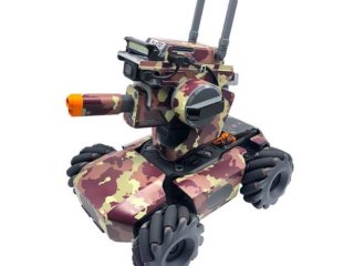 Hnědý polep na DJI RoboMaster S1