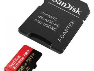 SanDisk MicroSDXC 128GB Extreme PRO A2 UHS-I (V30) U3 + SD adaptér