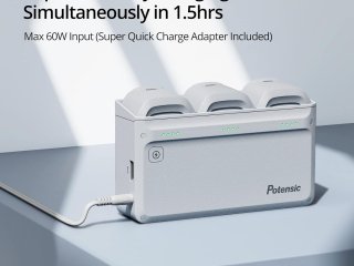Potensic rychlonabíjecí stanice na tři baterie pro dron Atom 4K