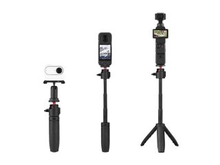 Tripod s prodlužující tyčí na akční kameru