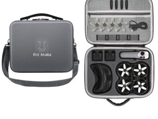 Šedé pouzdro na dron DJI Avata a FPV Goggles V2