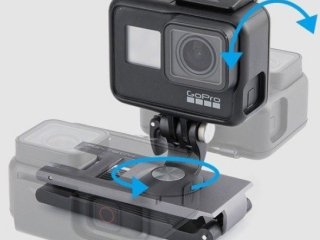 Držák akční kamery na popruh batohu