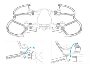 DJI Mavic Air světelné LED oblouky