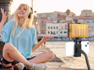 Flexibilní držák akční kamery nebo telefonu