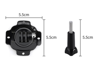 360° držák na helmu pro akční kamery