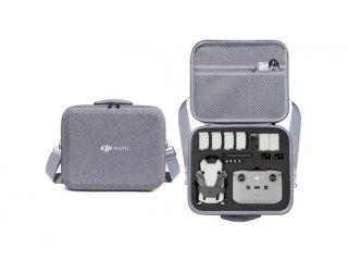 Šedé pouzdro s popruhem přes rameno na dron DJI Mini 4 Pro
