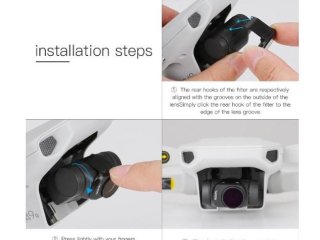 Nastavitelné filtry na DJI Mavic Mini / Mini 2 (4-pack)