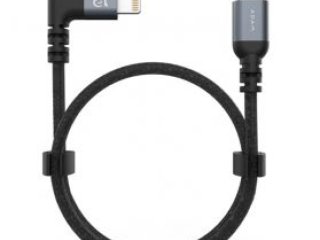 Kabel lightning/microUSB rovný - 30cm pro dron DJI Spark a Mavic series - šedý