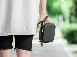 PU černé pouzdro na kameru DJI Osmo Action 3 / Osmo Action 4