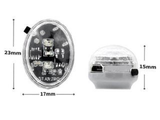 Barevné LED stroboskopické světlo na dron (2ks)