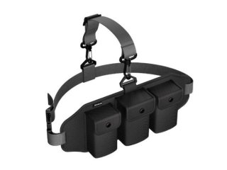 Pouzdro kolem pasu na baterie, vysílač a dron DJI Mavic Mini