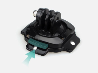 360° držák na helmu pro akční kamery