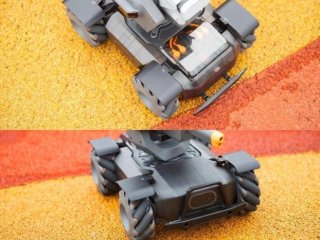 Hliníkové blatníky na DJI RoboMaster S1