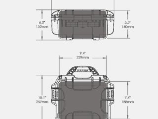 Odolný kufr NANUK 905 pro dron DJI Spark