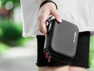 PU černé pouzdro na kameru DJI Osmo Action 3 / Osmo Action 4