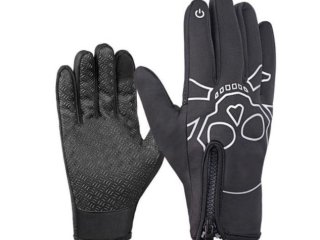 Černé fotografické rukavice (L)