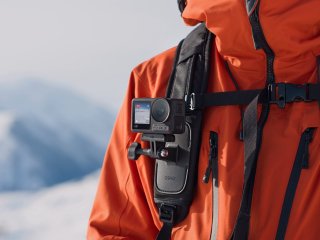 Držák akční kamery DJI Osmo Action / 2 / 3 / 4 na popruh batohu