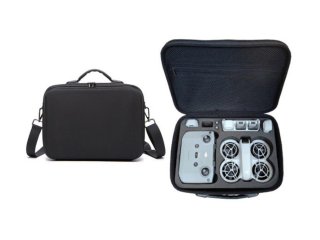 Černé pouzdro s popruhem přes rameno na dron DJI Neo