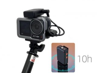 2.4G bezdrátový mikrofon s baterií pro kameru DJI Osmo Action 3 / Osmo Action 4