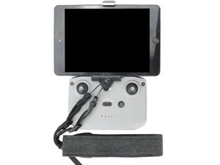 Hliníkový držák tabletu s popruhem na dálkový ovladač (natažení pružiny do 16,5cm)