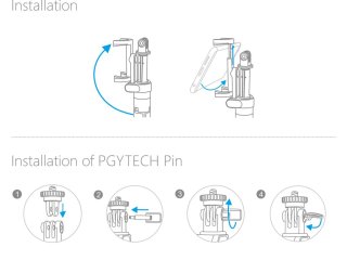 Pgytech prodlužující tyč se stativem