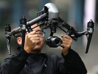 DJI Inspire 2 rukojeť pro ruční natáčení