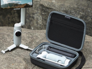 Šedé polyesterové pouzdro na stabilizátor Insta360 Flow