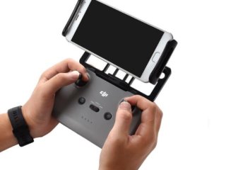 Držák tabletu s popruhem na krk k ovladači DJI Mavic series / Spark (natažení pružiny do 18cm)