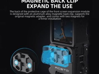 Hliníkový rám s UV filtrem na DJI Action 2