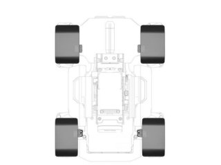 Hliníkové blatníky na DJI RoboMaster S1