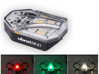 Přídavné blikající LED světlo na drony