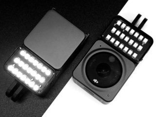 LED světlo s magnetickým adaptérem na kameru DJI Action 2