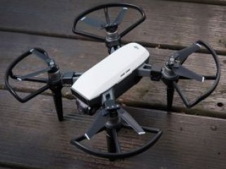 Chrániče vrtulí a zvýšené přistávací nohy Adam FLEET pro dron DJI Spark - černé