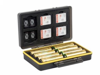 Multifunkční úložný box na baterie a karty