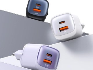 Nabíjecí adaptér USAMS 30W (USB-C a USB-A) (EU)