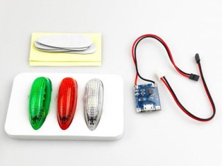 Dobíjecí LED stroboskopické světlo na dron (3ks)