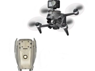 Horní kryt na DJI FPV závodní dron s 1/4" závitem na akční kameru