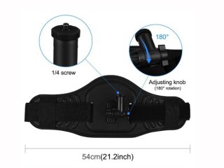 Bederní pás a prodlužující tyč na akční kameru