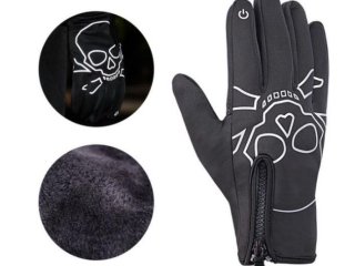 Černé fotografické rukavice (L)