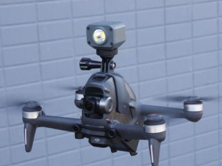 Držák akční kamery na DJI FPV závodní dron
