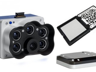 Multispektrální kamera s RGB senzorem MicaSense RedEdge-P s DJI SkyPort - modrá