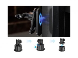 Otočný magnetický klip na batoh pro akční kameru