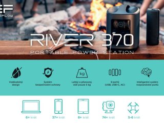 Přenosná nabíjecí stanice EcoFlow RIVER370
